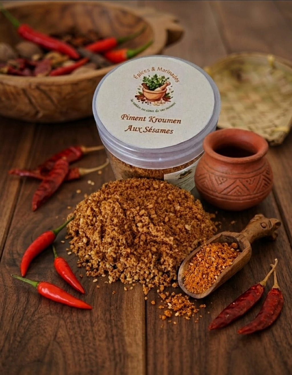 Piment Kroumen au Sésame
