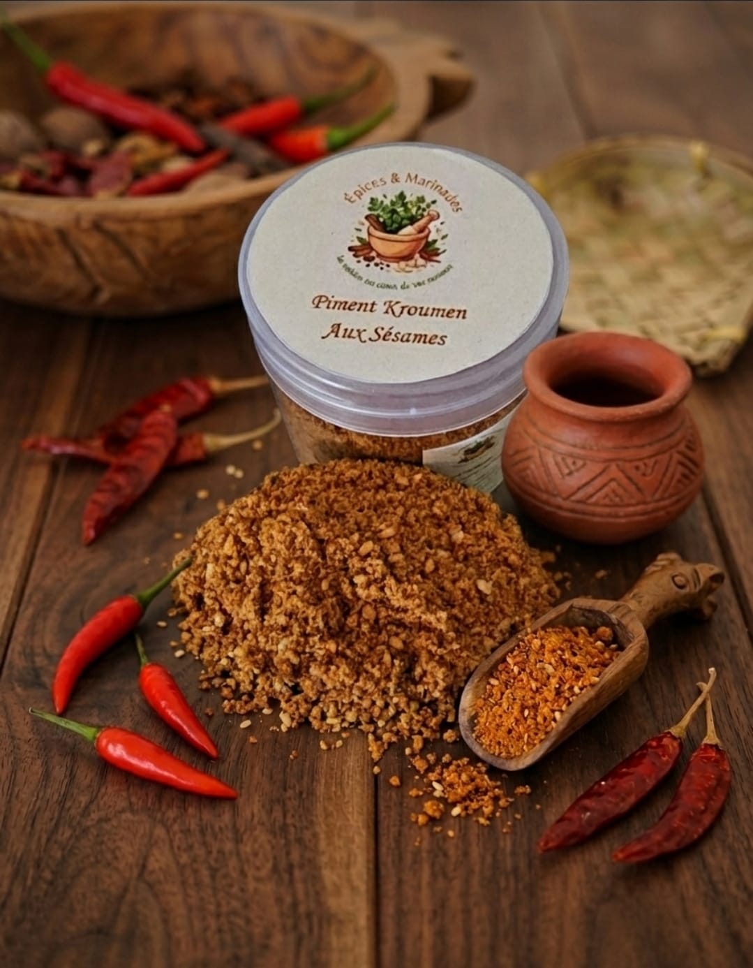 Piment Kroumen au Sésame