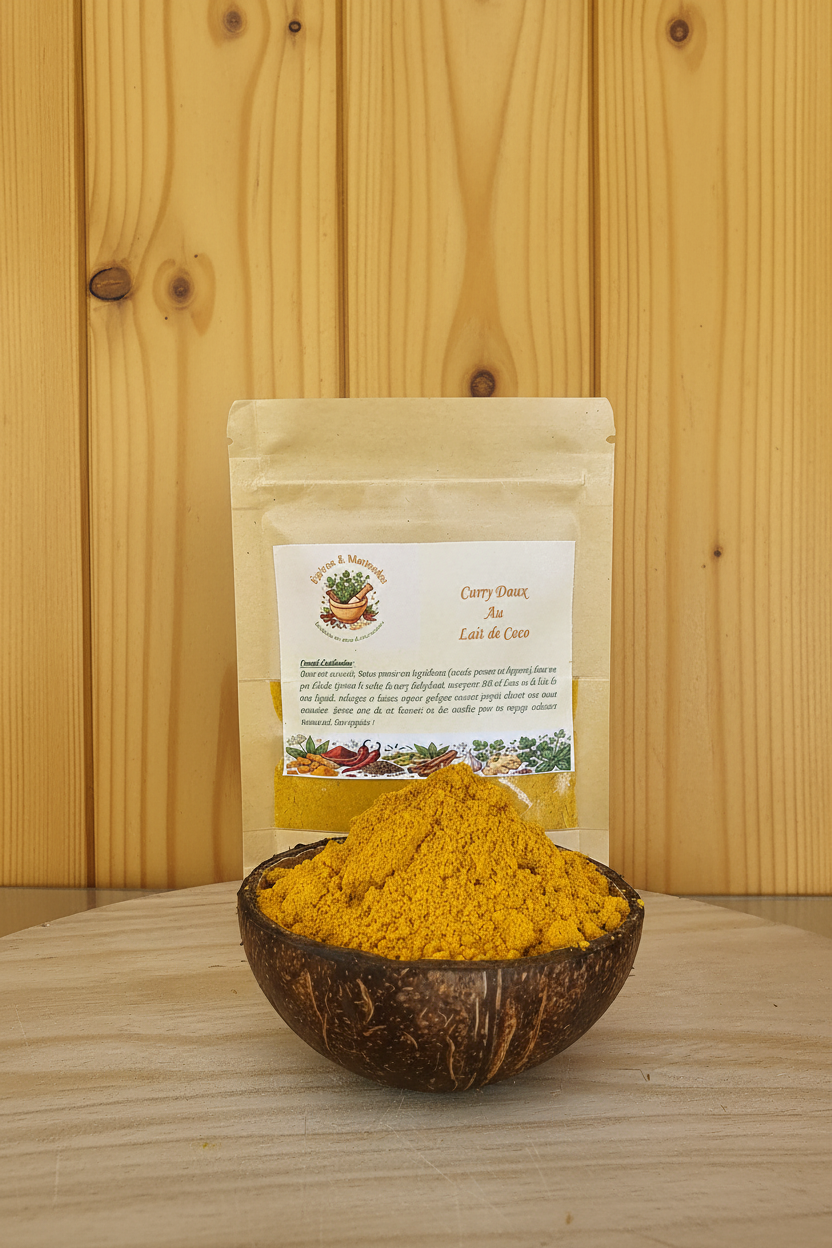 Curry Doux au Lait de Coco - Photo 1