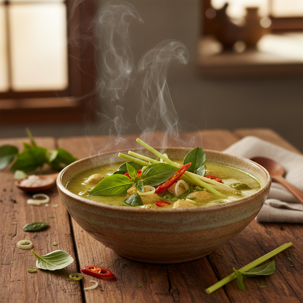Curry Vert Doux Déshydraté