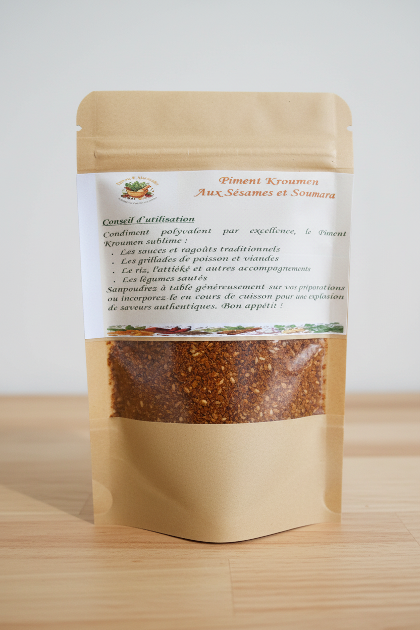 Piment Kroumen au soumara et sésame