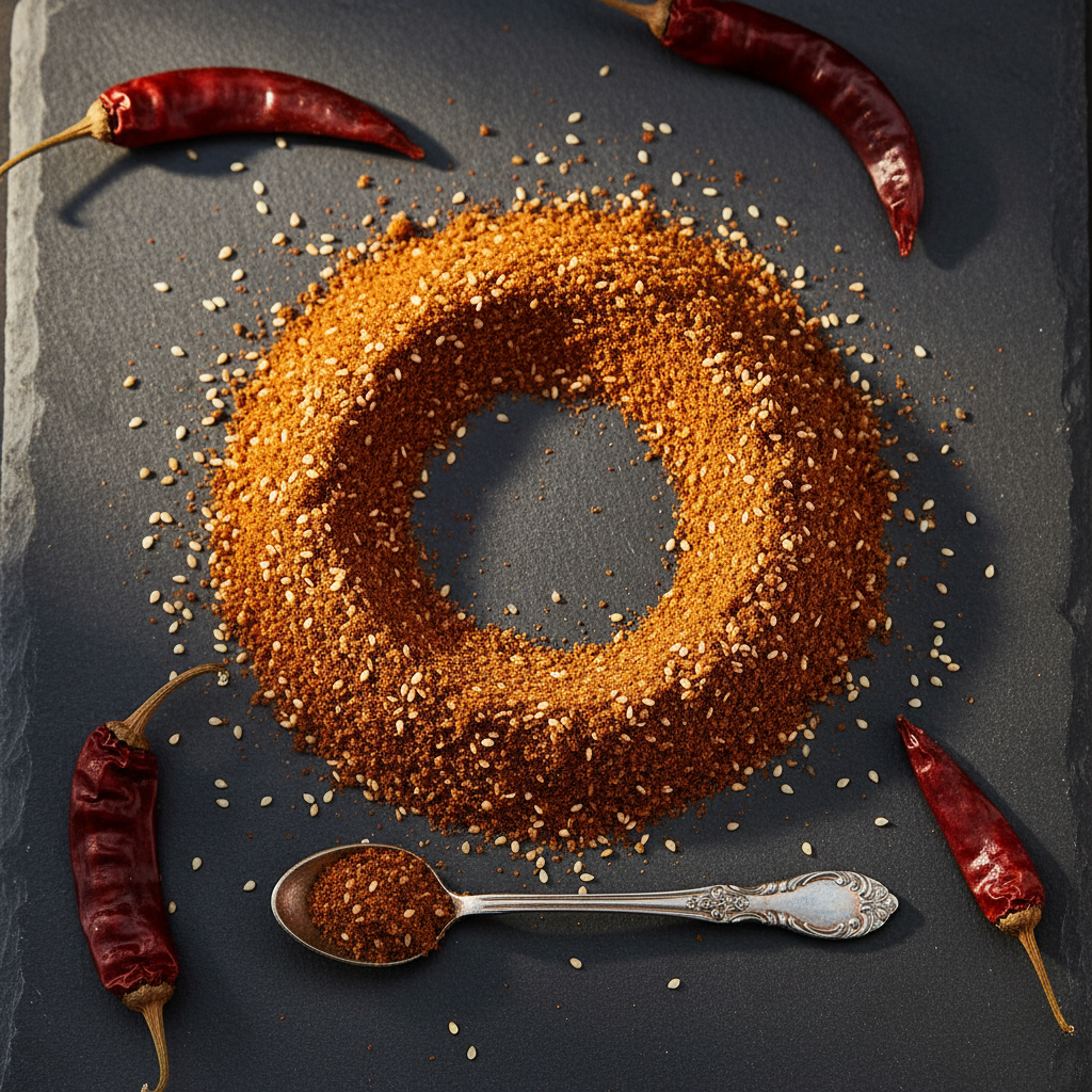Piment Kroumen au soumara et sésame